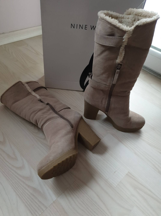 NINE WEST kožne čizme slika #1