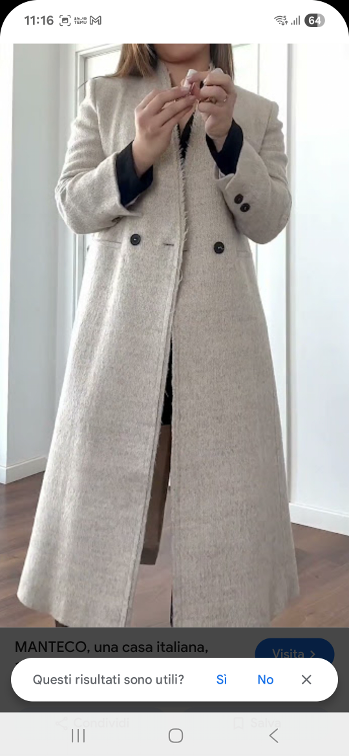 ZARA Manteco kaput 100% vuna.Novo. slika #5