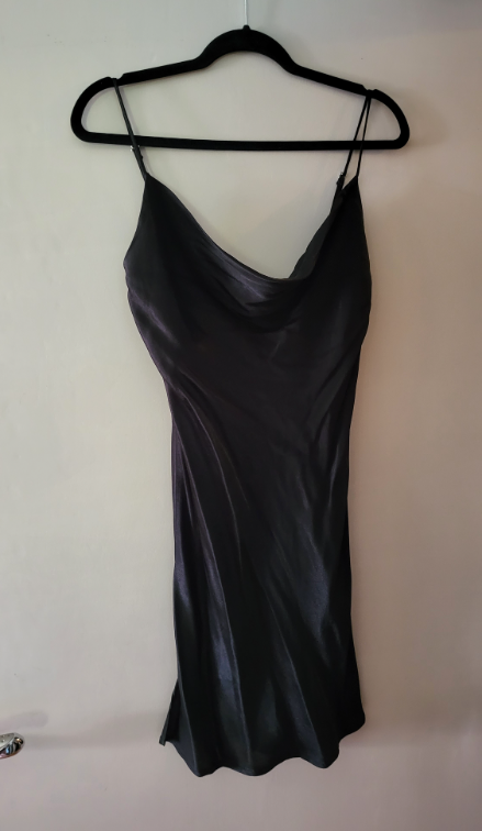 Bershka crna haljina slika #1