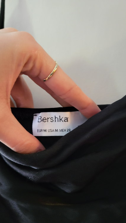 Bershka crna haljina slika #2