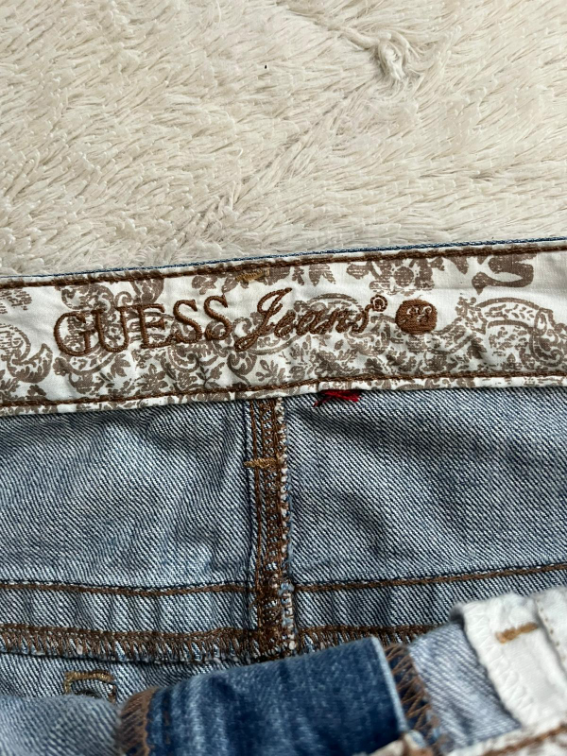 Guess teksas suknja, M, ODLIČNA  slika #4