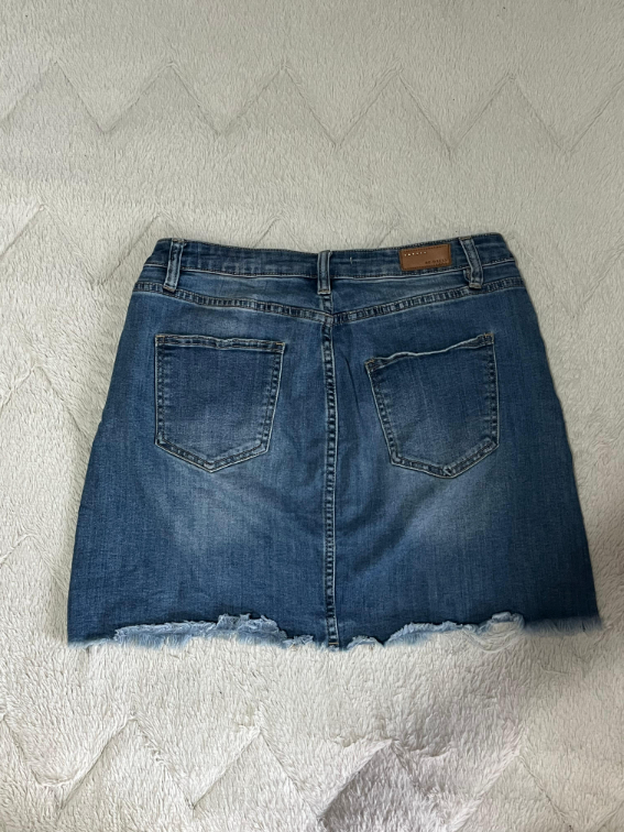Re-dress teksas suknja, L-XL, ODLIČNA  slika #3