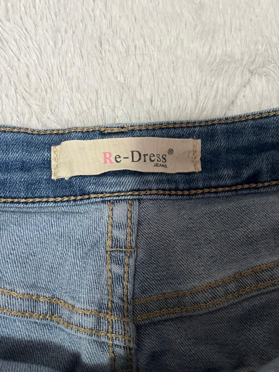 Re-dress teksas suknja, L-XL, ODLIČNA  slika #4