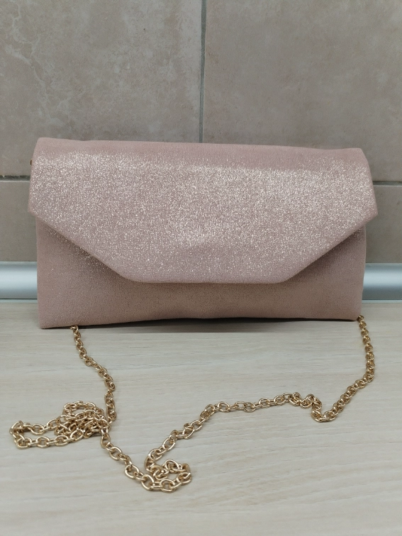Sparkling chain flap torba, NOVO slika #1