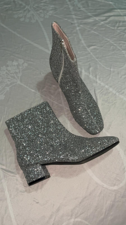 Srebrne gležnjače, 40-40,5, NOVO  slika #1