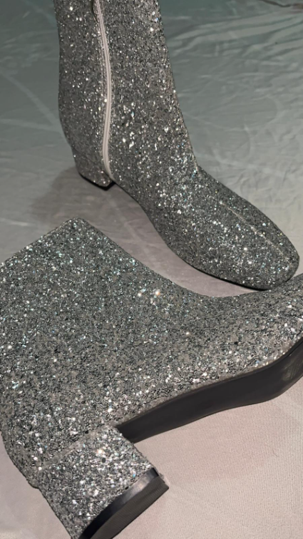 Srebrne gležnjače, 40-40,5, NOVO  slika #4