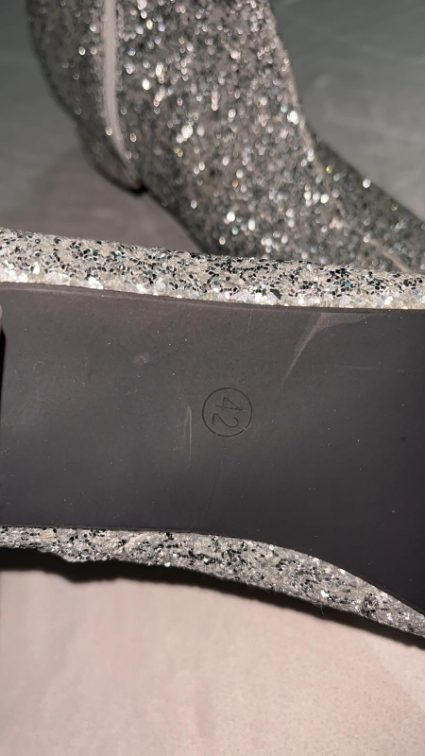 Srebrne gležnjače, 40-40,5, NOVO  slika #5