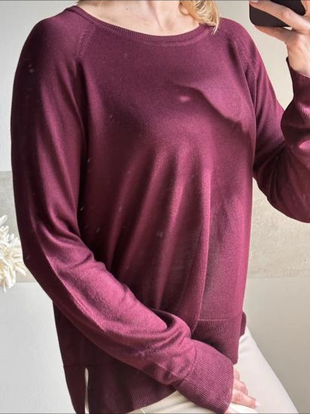 Zara fine knit sweater, L slika #1