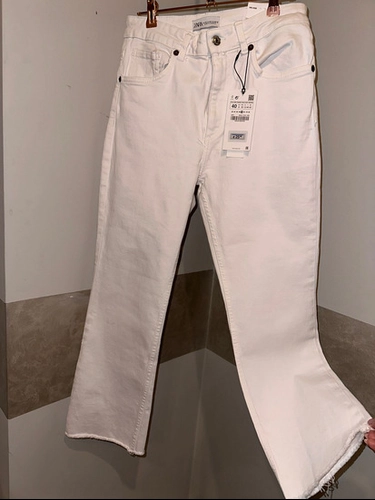 Snizeno 1000 Zara mid rise croped flare, 40 thumbnail #3