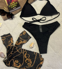 Shein dvodelni kupaći +pareo, S, NOVO slika #2