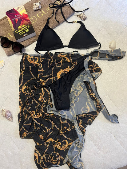 Shein dvodelni kupaći +pareo, S, NOVO slika #5