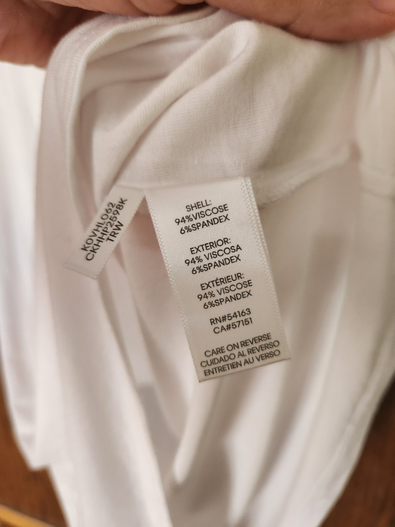 Calvin Klein bela majica viskoza S slika #5