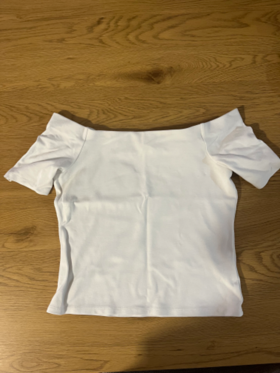 Bela majica H&M slika #1