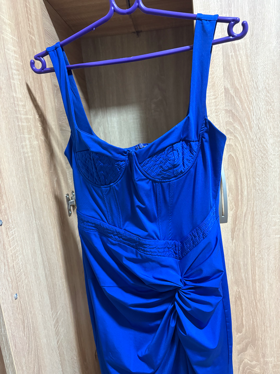 Plava haljina Trendyol slika #4