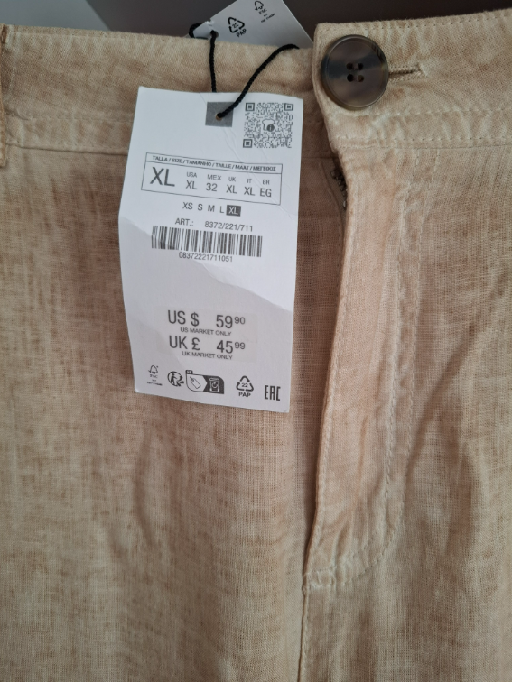 Nove ZARA pantalone XL slika #2