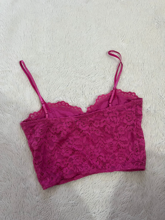 Zara pink cipkani korset S/M slika #3