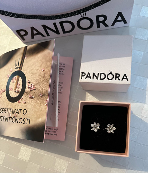 Pandora Sparkling Herbarium Cluster mindjuse, novo slika #5