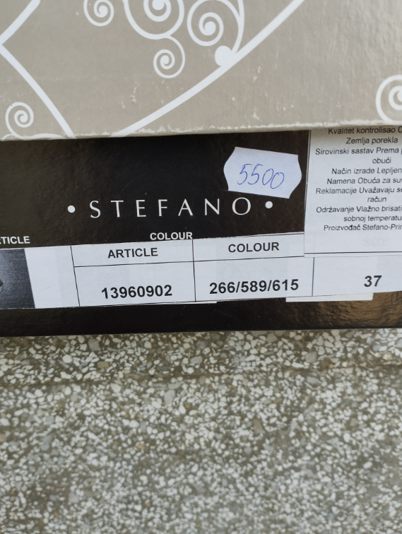 Stefano kozne sandale br.37 SNIZENJE  slika #5