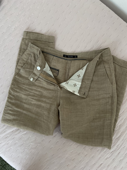 Lanene Zara pantalone slika #1