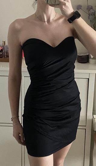 Guess svečana crna haljina slika #3