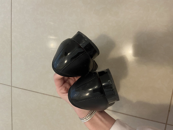 GEOX crne baletanke sa zlatnim detaljima slika #4