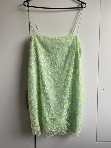 H&M slip haljina sa sljokicama thumbnail #2