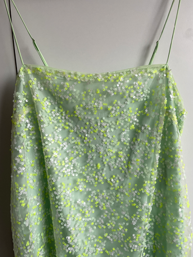 H&M slip haljina sa sljokicama thumbnail #3