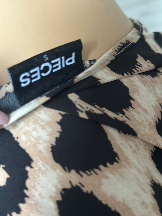 PIECES haljina leopard print slika #3