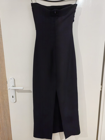 Zara crna elegantna haljina  slika #3