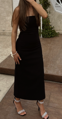 Zara crna elegantna haljina 