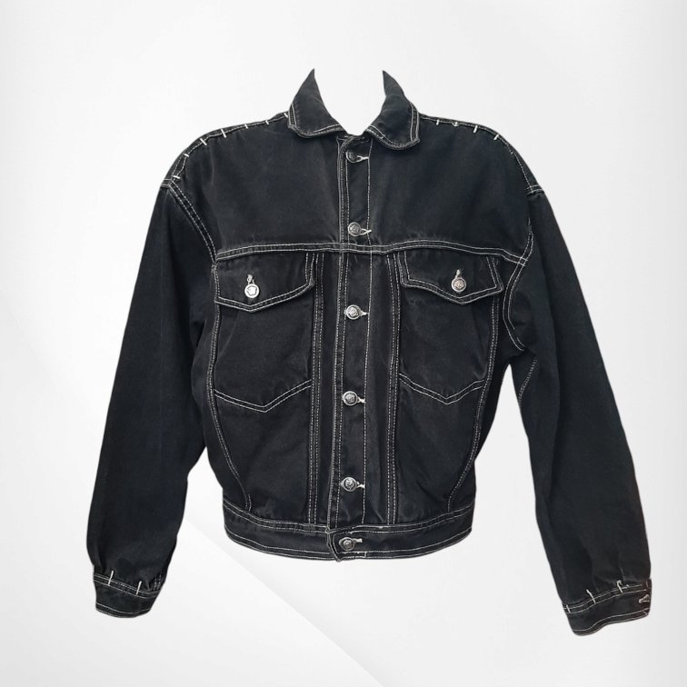 Versace vintage teksas jakna L slika #1