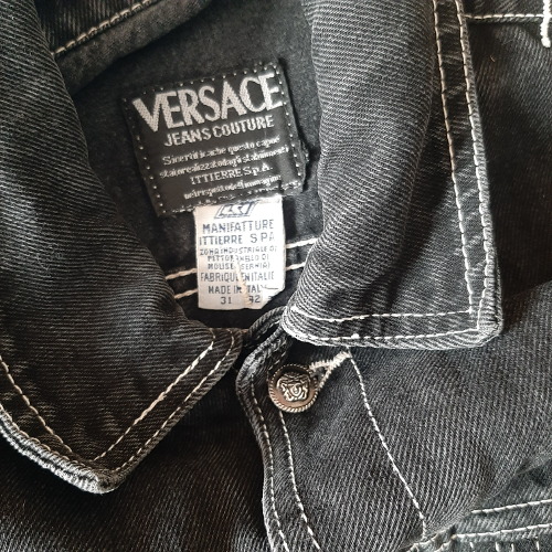 Versace vintage teksas jakna L thumbnail #4