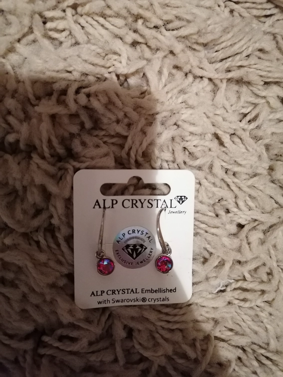 Minđuše sa Swarovski kristalom slika #3
