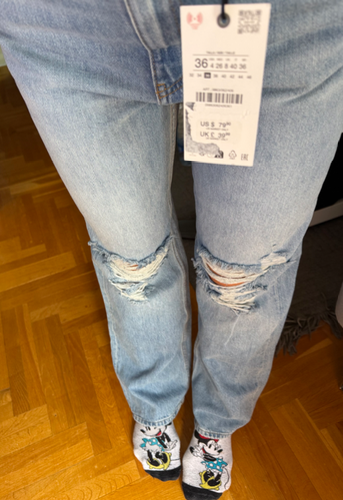 Zara iscepane farmerice