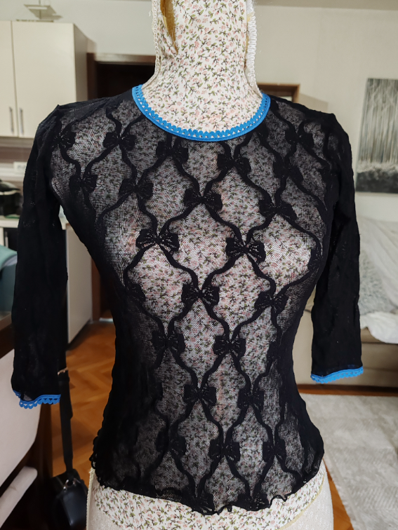 DOLCE&GABBANA ČIPKASTA BLUZA S slika #1