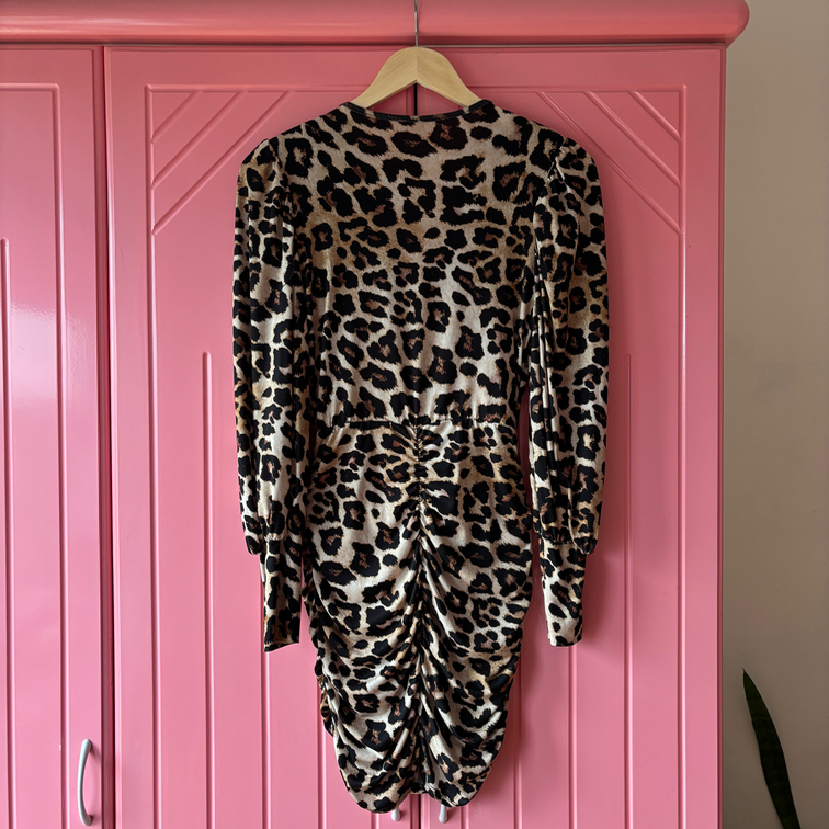 Leopard haljina Made in Italy slika #3