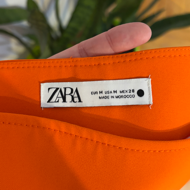 ZARA narandzasta mini suknja slika #5