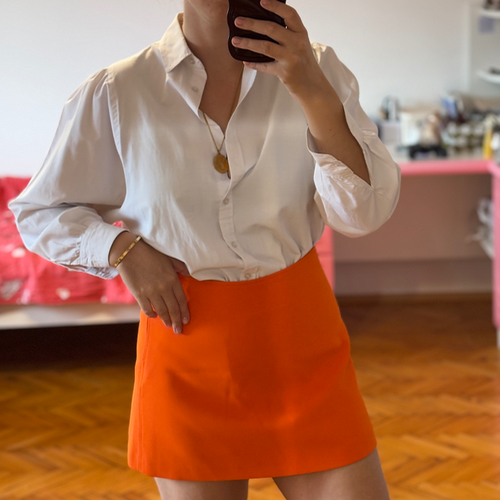 ZARA narandzasta mini suknja