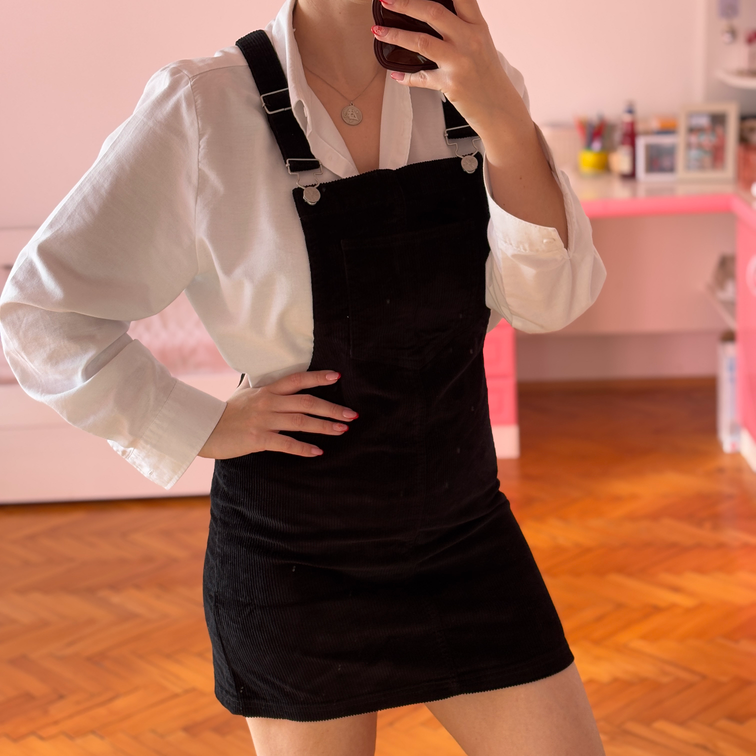 Esmara crna haljina na tregere slika #1