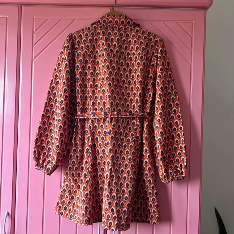 ZARA crvena mini haljina slika #5