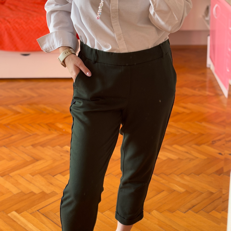 ZARA Trafaluc zelene pantalone slika #2