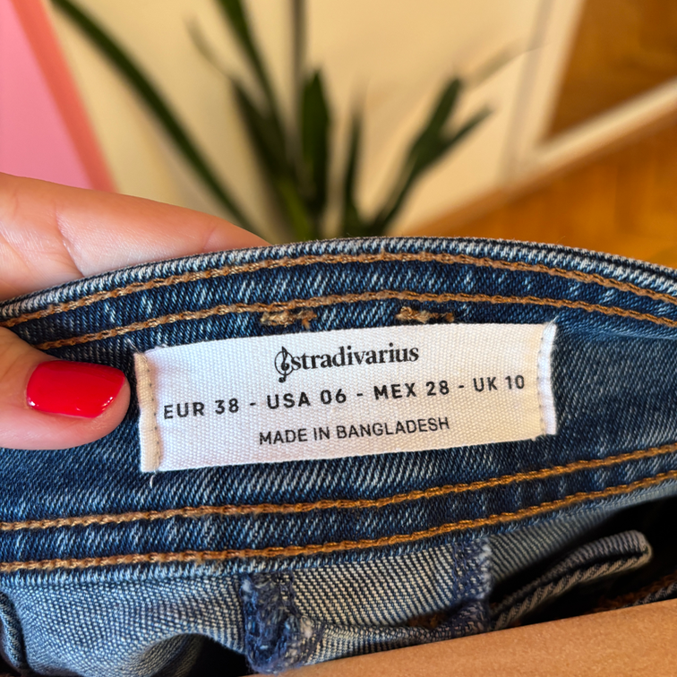 NOVO! Stradivarius teksas minić slika #5