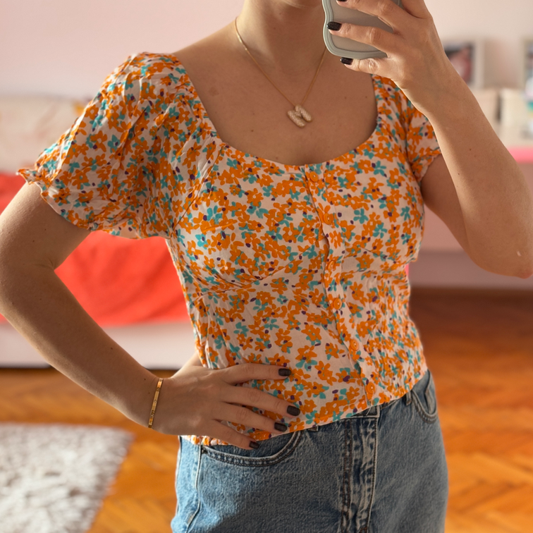 NOVO! DeFacto cvetna bluza slika #2