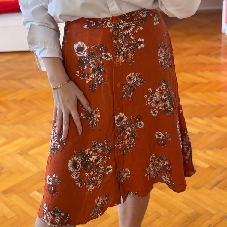 Koton cvetna suknja slika #2