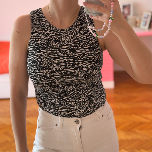 NOVO! Stradivarius crno beli bodi thumbnail #3