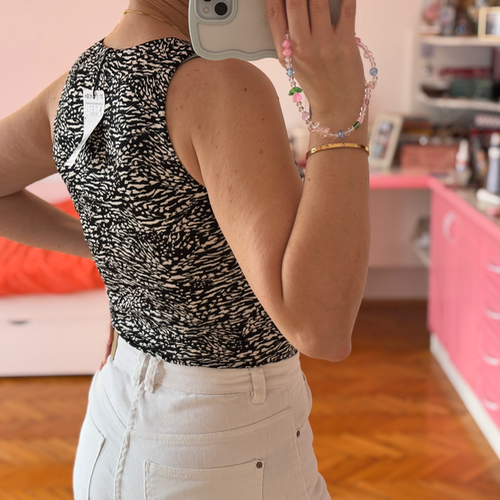 NOVO! Stradivarius crno beli bodi thumbnail #4
