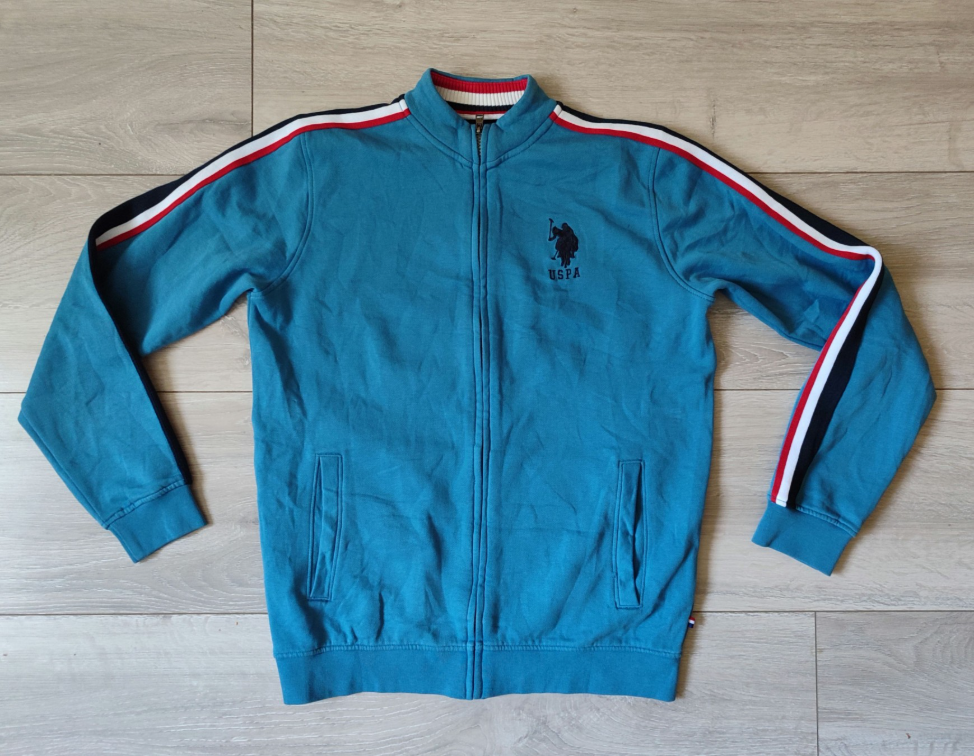 Super US POLO ASSN.duks na zip - S-M slika #1