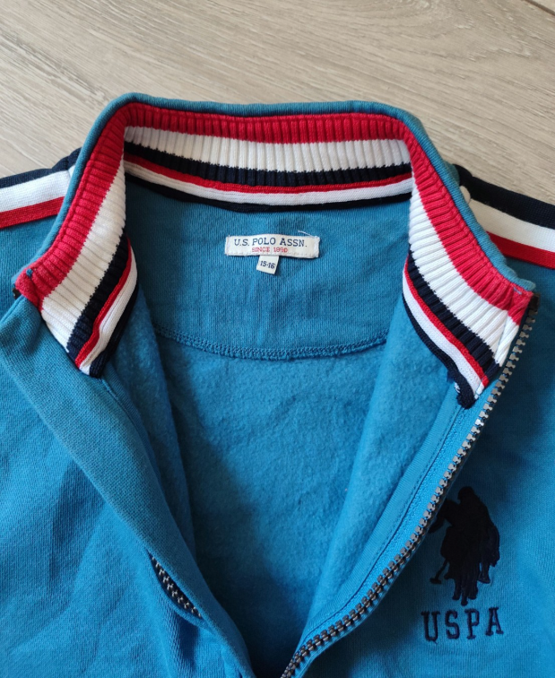 Super US POLO ASSN.duks na zip - S-M slika #3