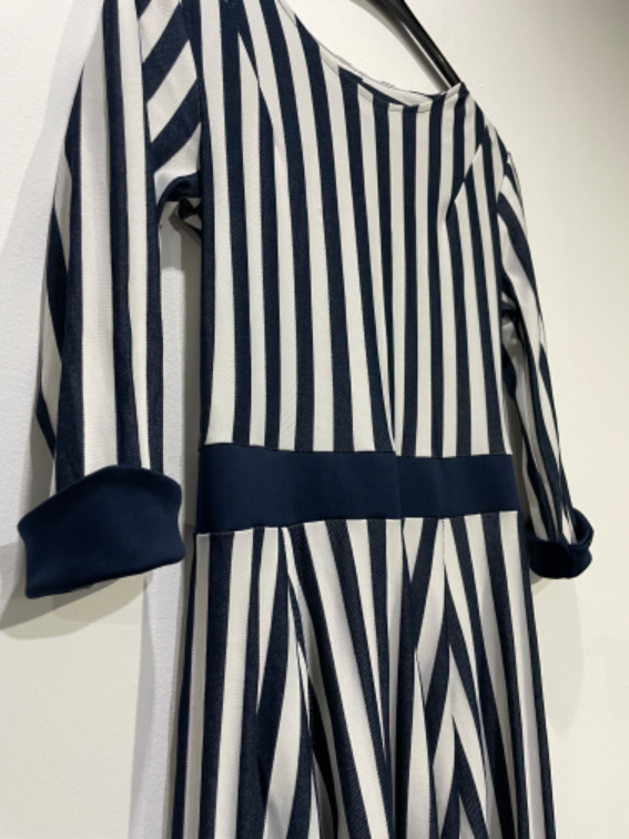 Lepršava mornarska haljina NOVO slika #4