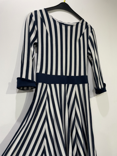 Lepršava mornarska haljina NOVO